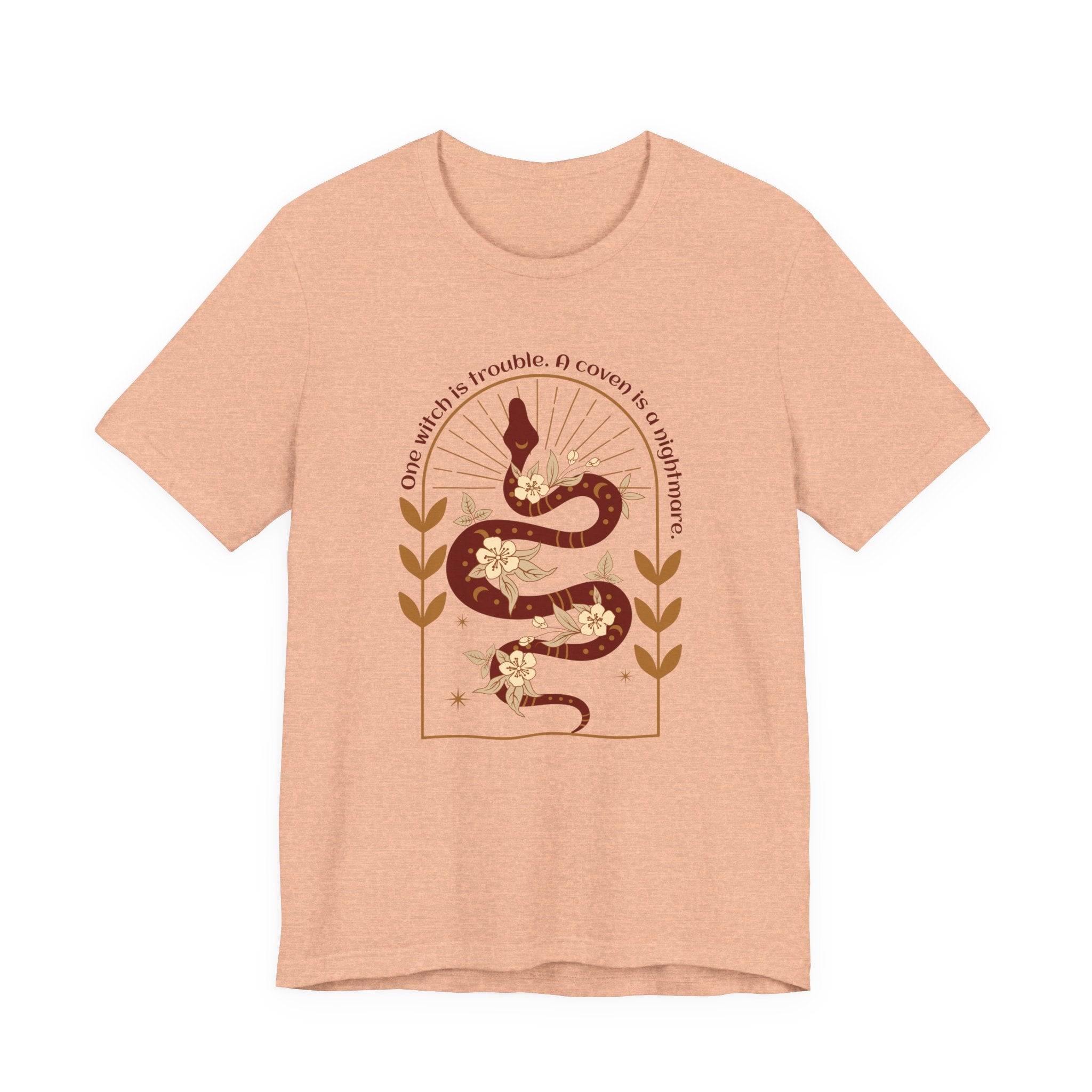One witch is a Problem T-shirt | The serpent and the Wolf