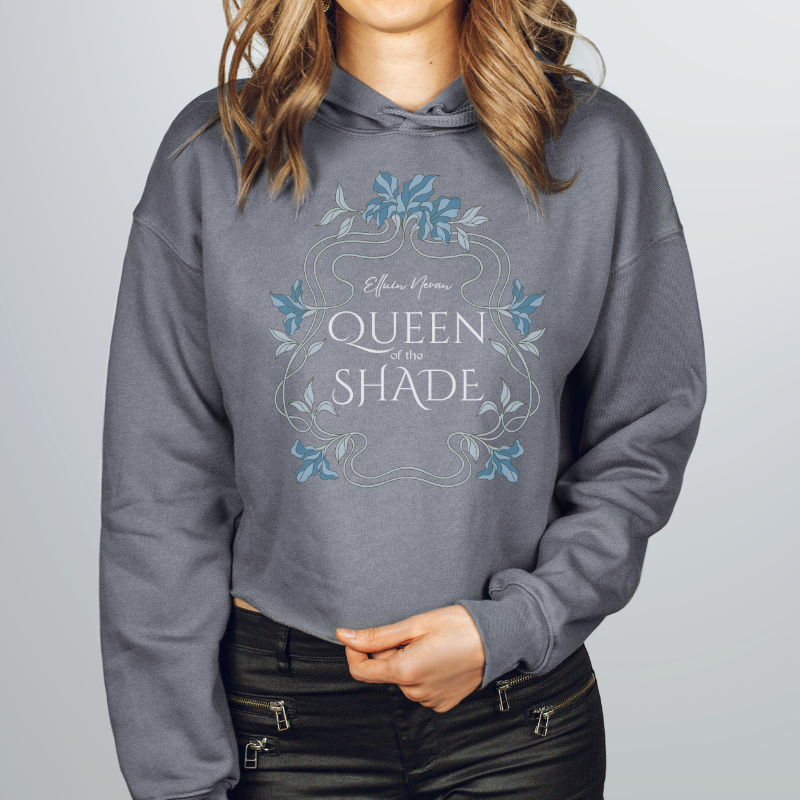 Queen of the Shade Crop Hoodie | When the Moon Hatched