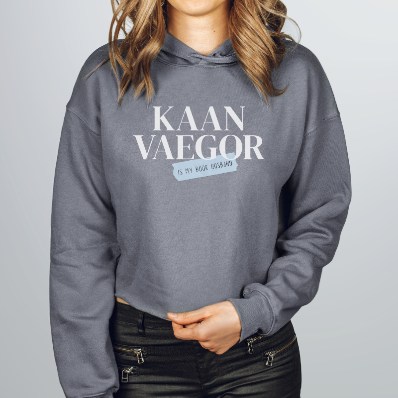 Book Boyfriend Crop Hoodie | When the Moon Hatched