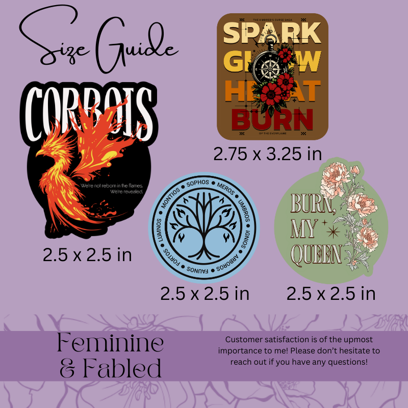 Kindred's Curse Saga Vinyl Stickers