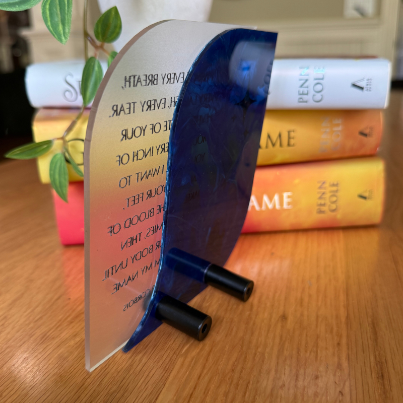 Every Breath Bookshelf Sign | Kindred's Curse Saga