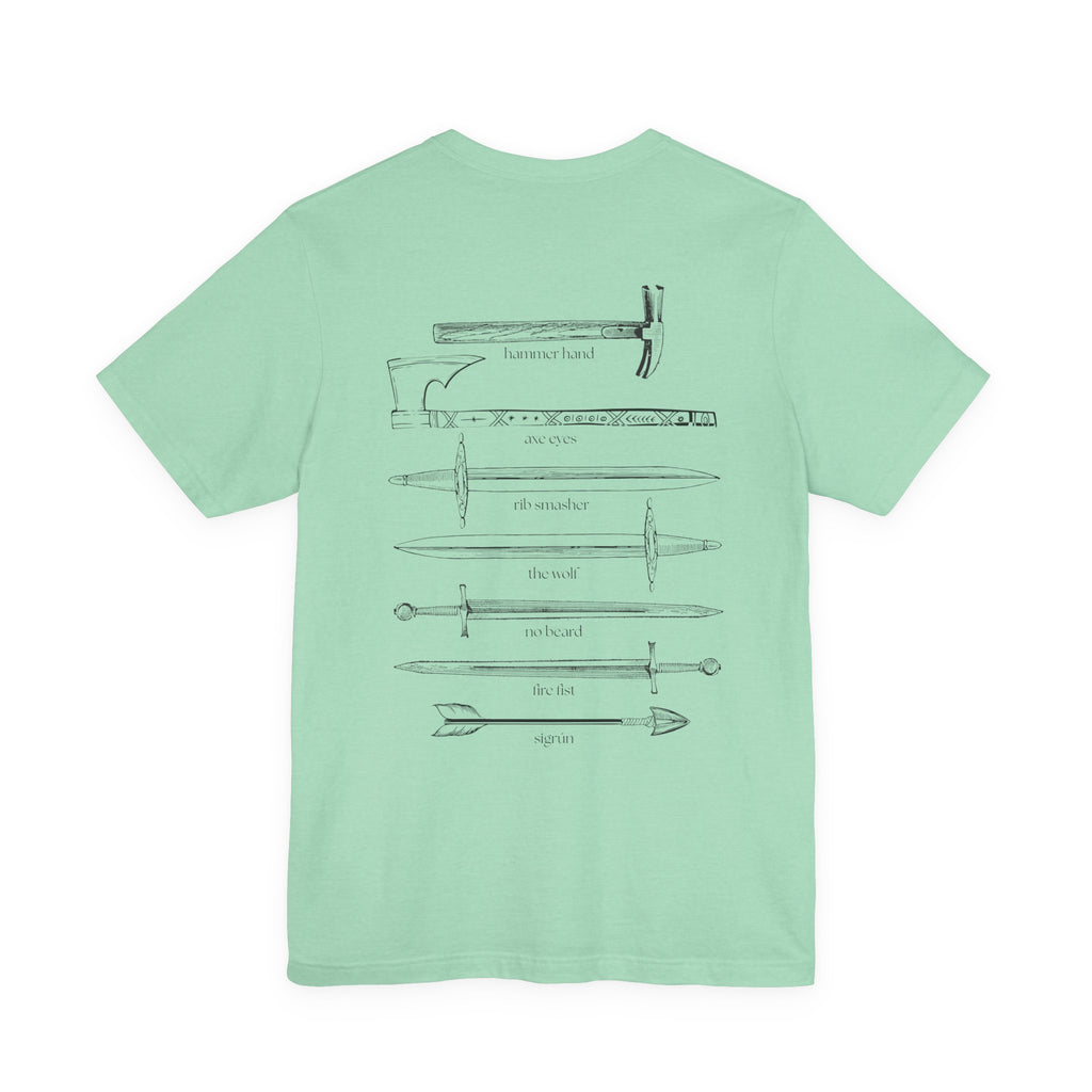 The Blood Axe Crew Weapons Tee | The Road of Bones
