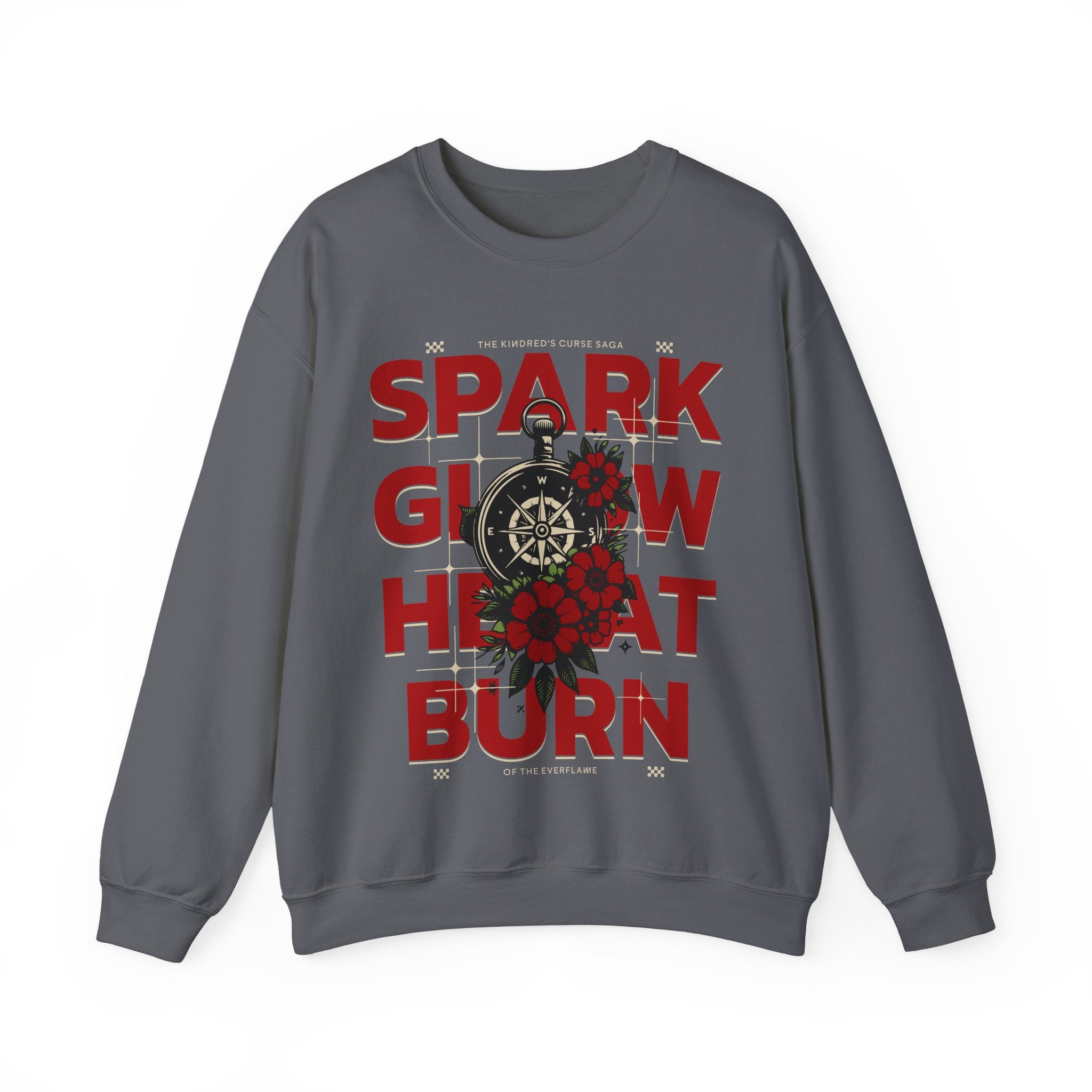 Spark Glow Heat Burn RED Sweatshirt | Kindred's Curse Saga
