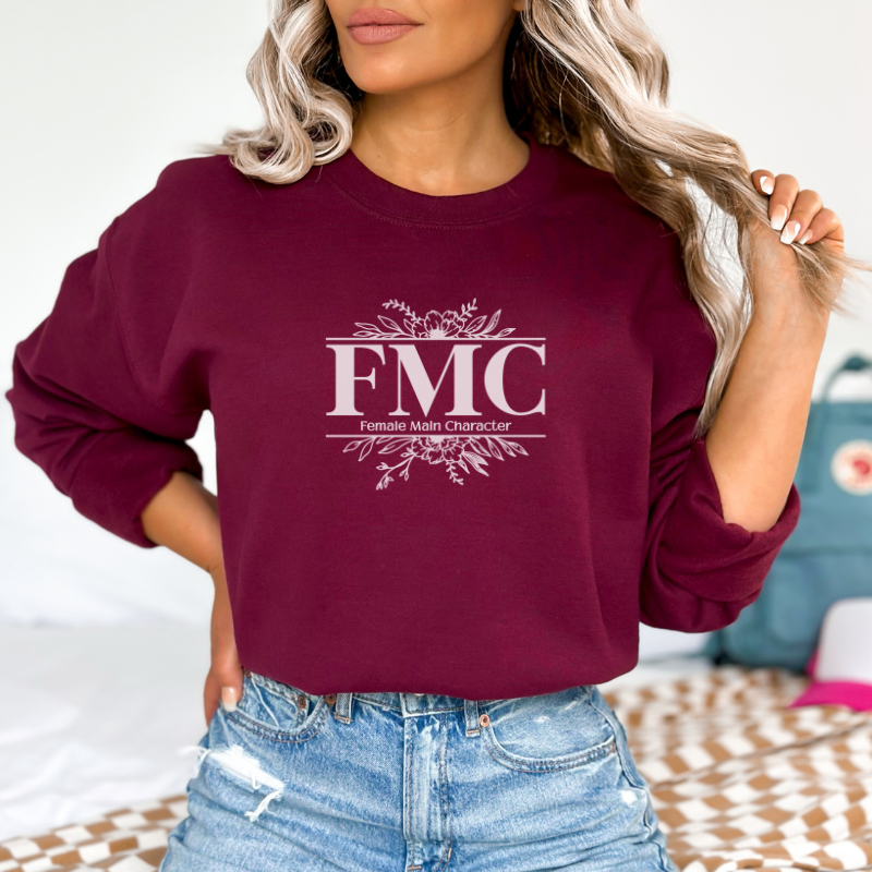 Female Main Character Embroidered Sweatshirt | FMC Collection