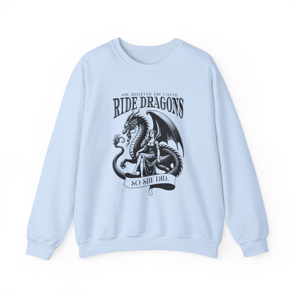 So She Did Dragon Sweatshirt