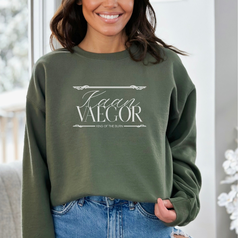 Kaan Vaegor Embroidered Sweatshirt | When the Moon Hatched