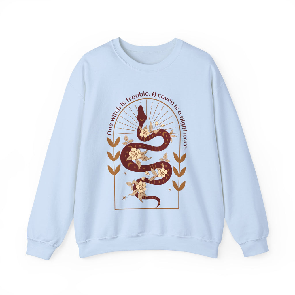 One witch is a Problem Sweatshirt | The Serpent and The Wolf