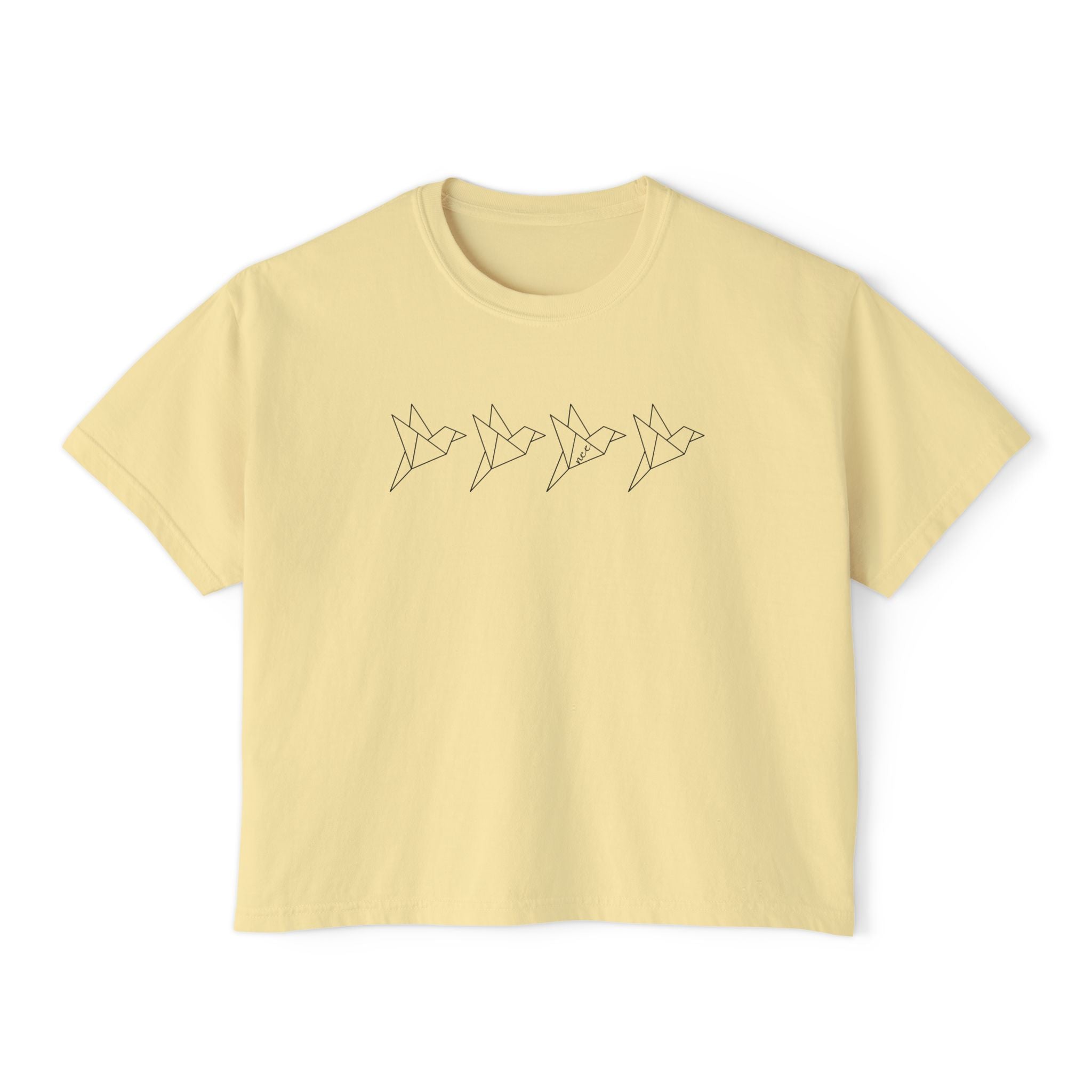 Parchment Larks Crop Top
