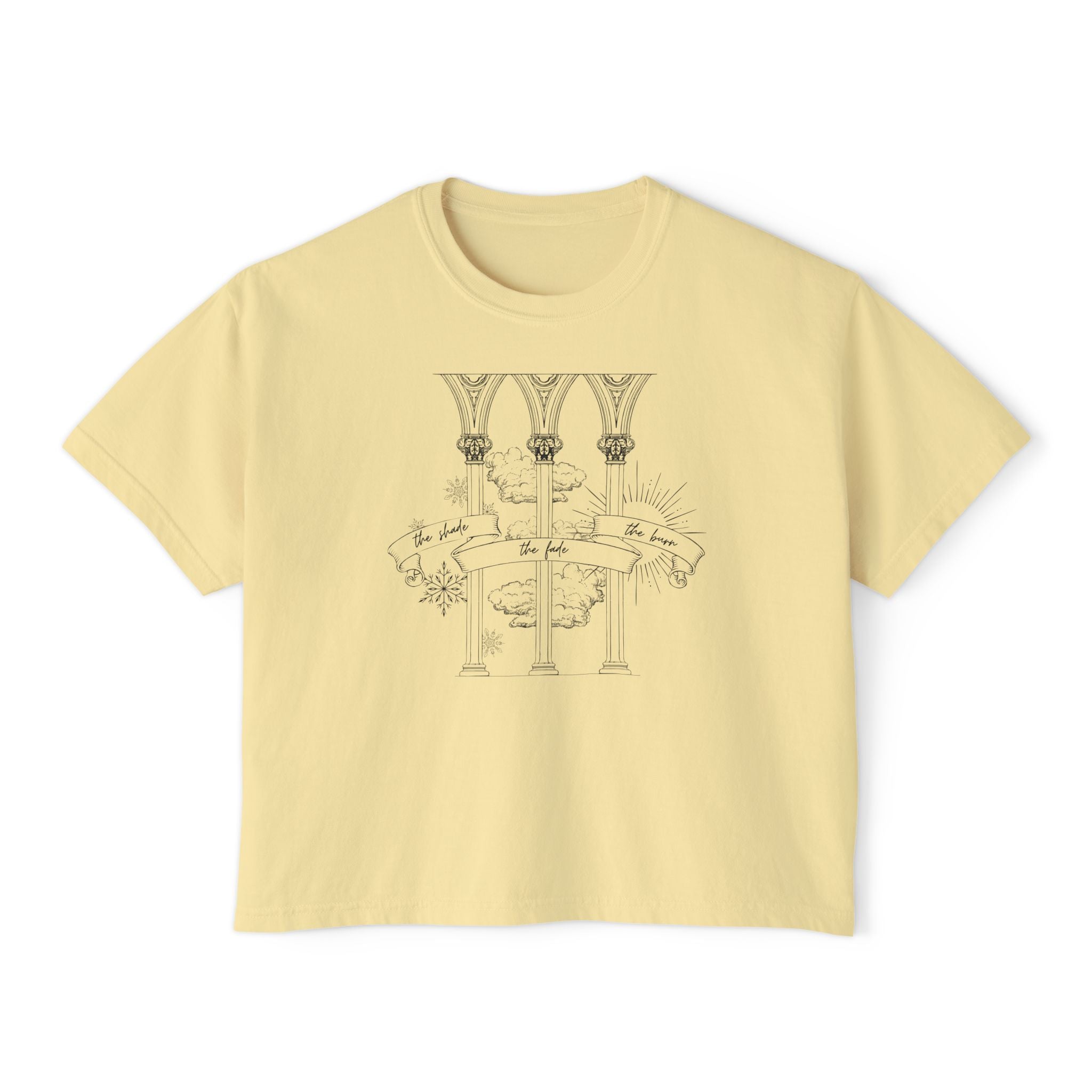 Shade Fade Burn Crop Top | When the Moon Hatched
