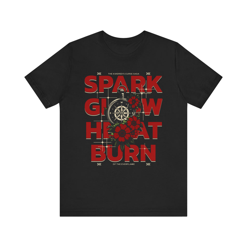 Spark Glow Heat Burn RED Tee | Kindred's Curse Saga