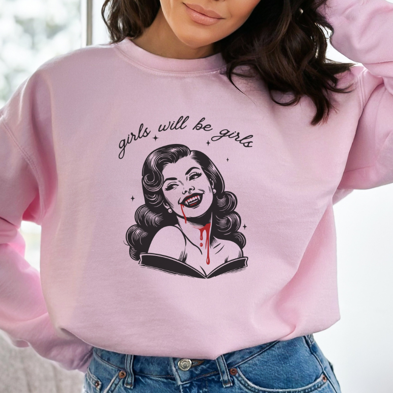 Vampire Sweatshirt | Girls Will Be Girls