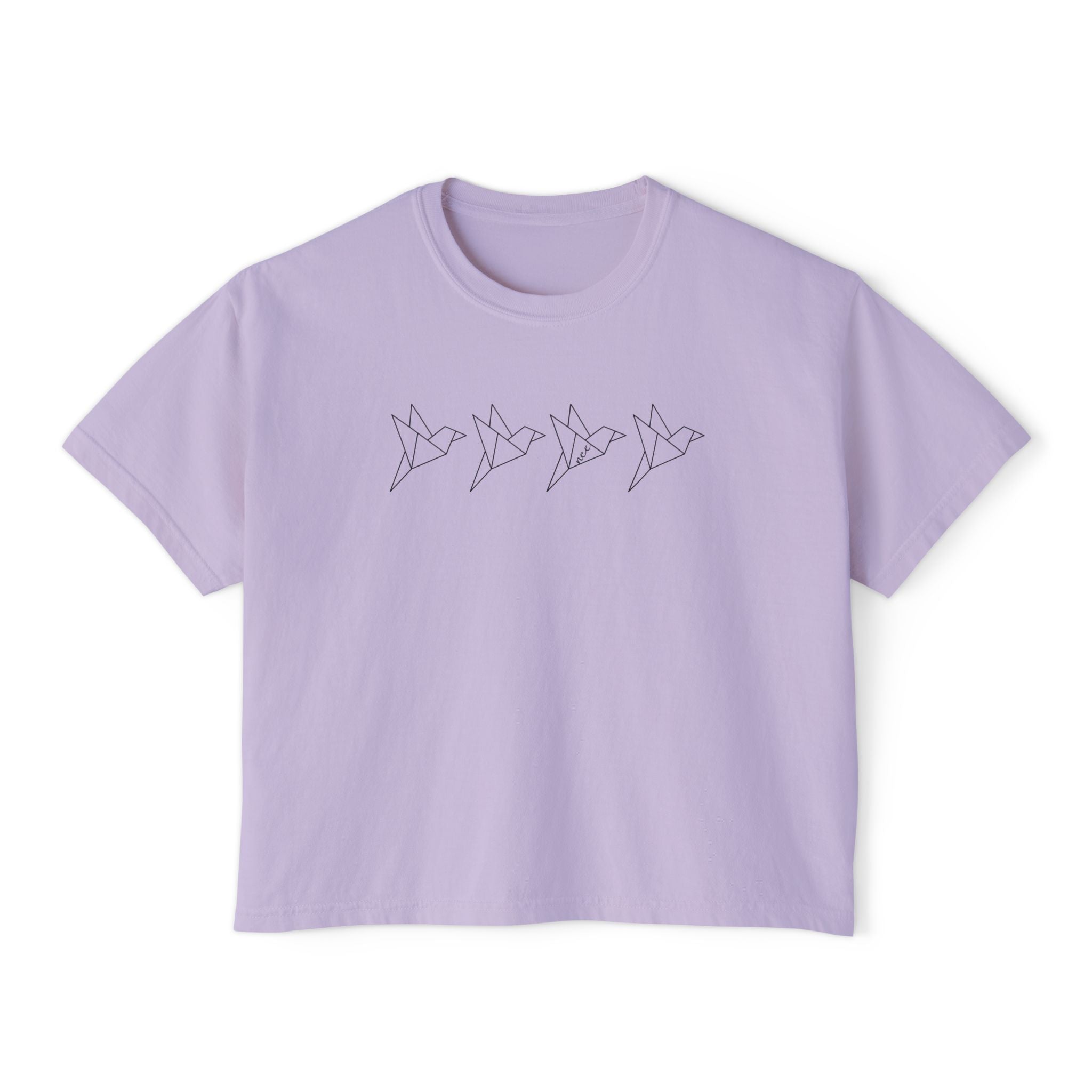 Parchment Larks Crop Top
