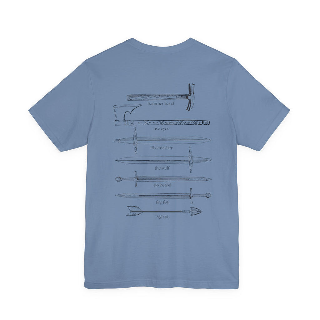The Blood Axe Crew Weapons Tee | The Road of Bones