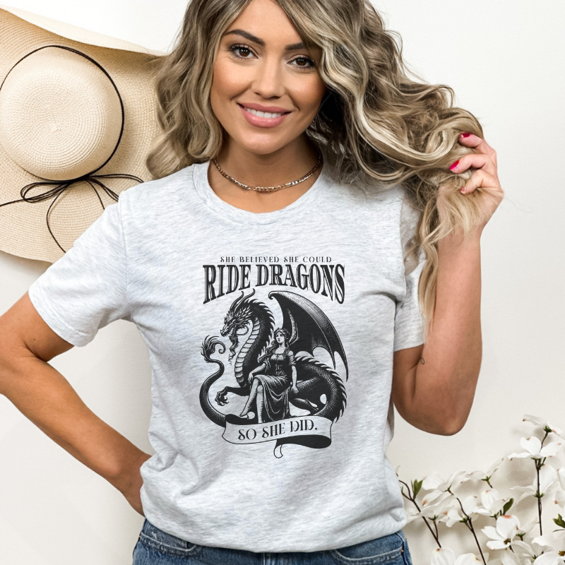 So She Did Dragon T-shirt