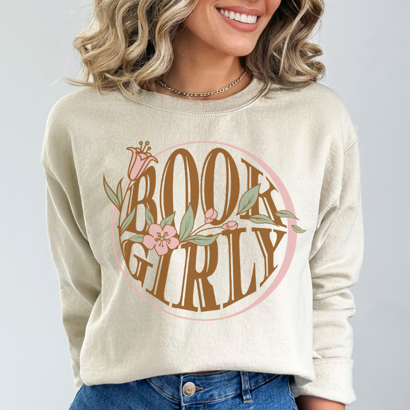 Book Girly Sweatshirt