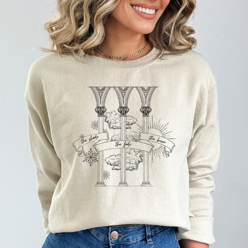 Shade Fade Burn Sweatshirt | When the Moon Hatched