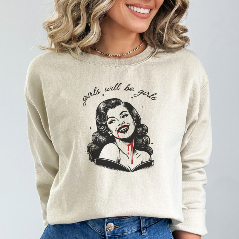 Vampire Sweatshirt | Girls Will Be Girls