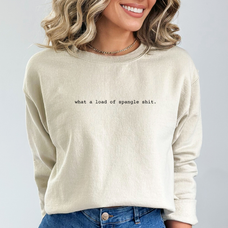 Spangle Shit Sweatshirt | When the Moon Hatched