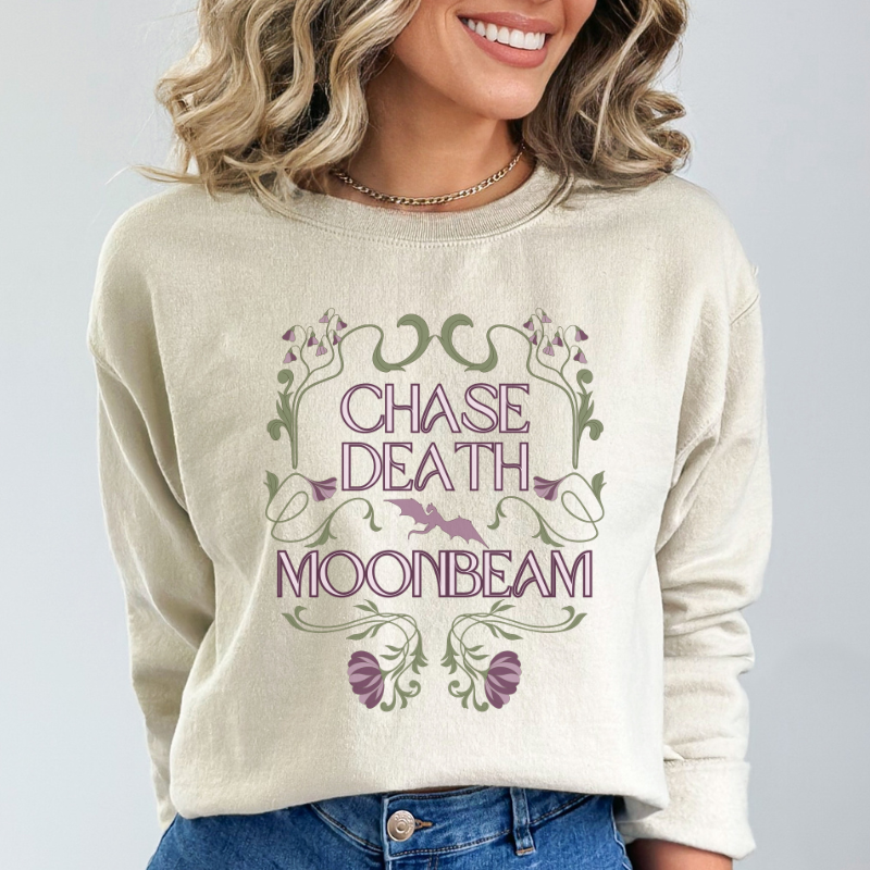 Chase Death Moonbeam PURPLE Sweatshirt | When the Moon Hatched