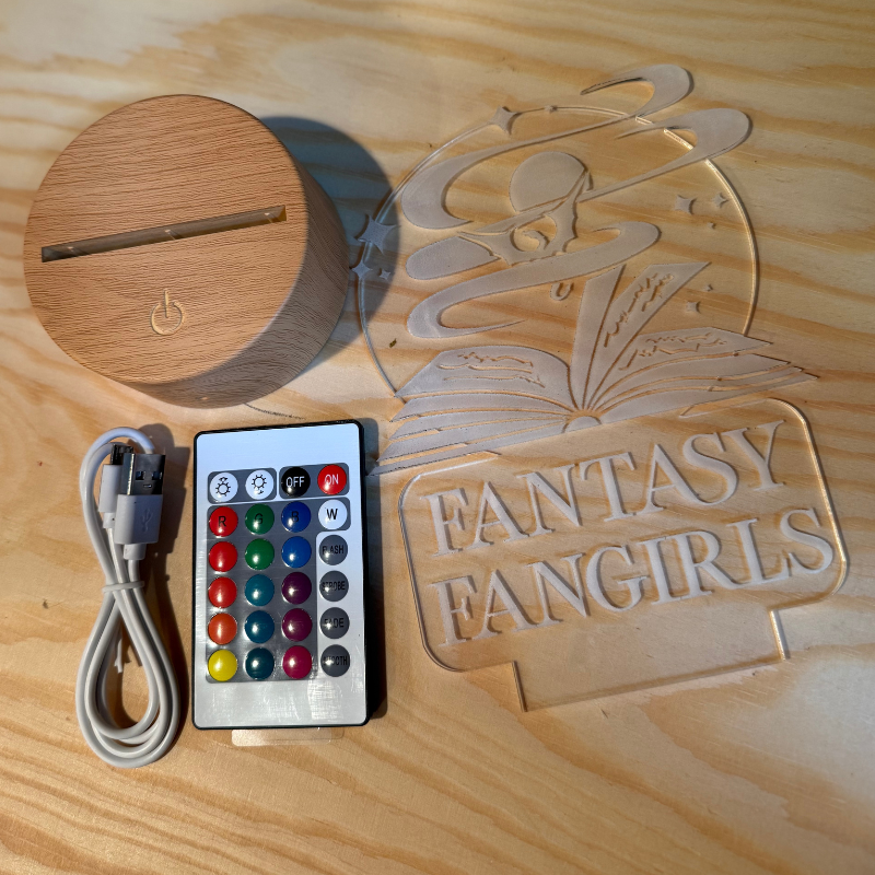 Fantasy Fangirls Bookshelf Light