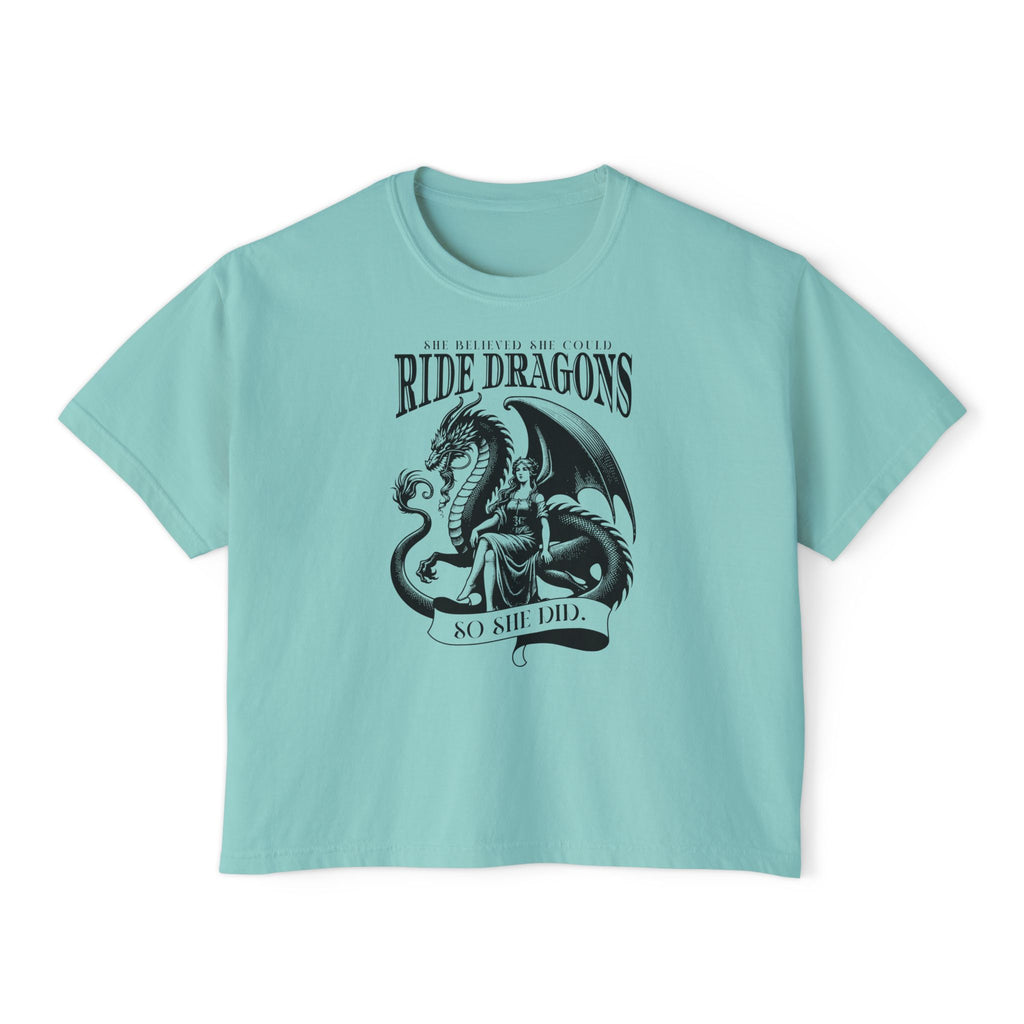 So She Did Dragon Crop Top