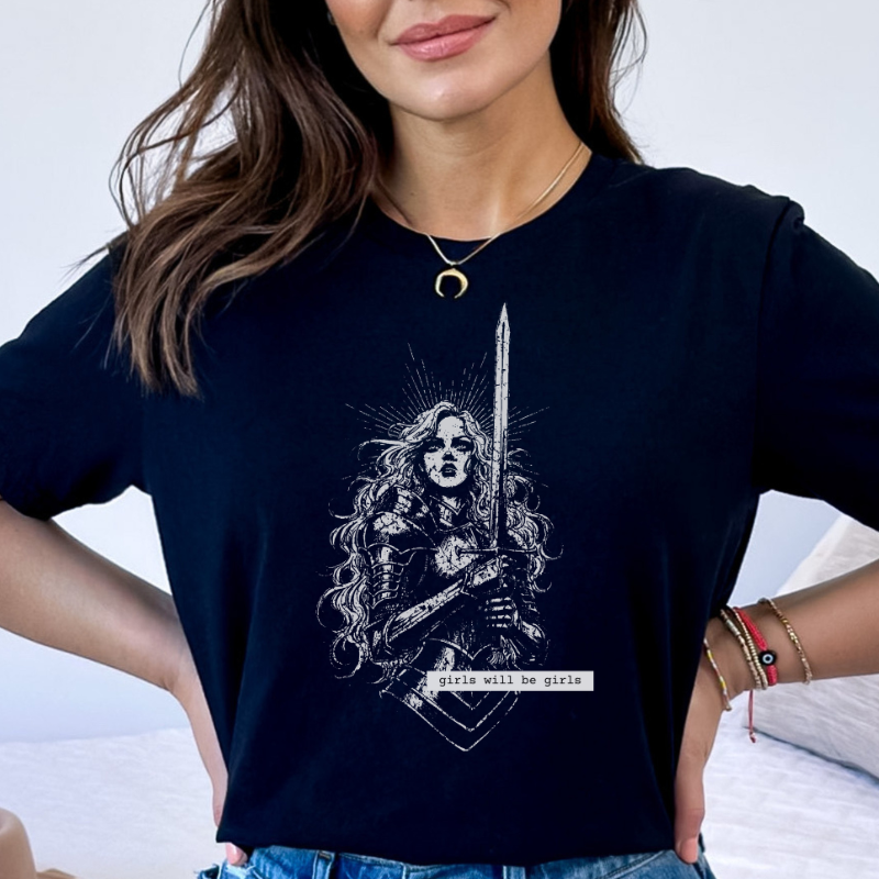 Lady Knight Tee | Girls will be girls