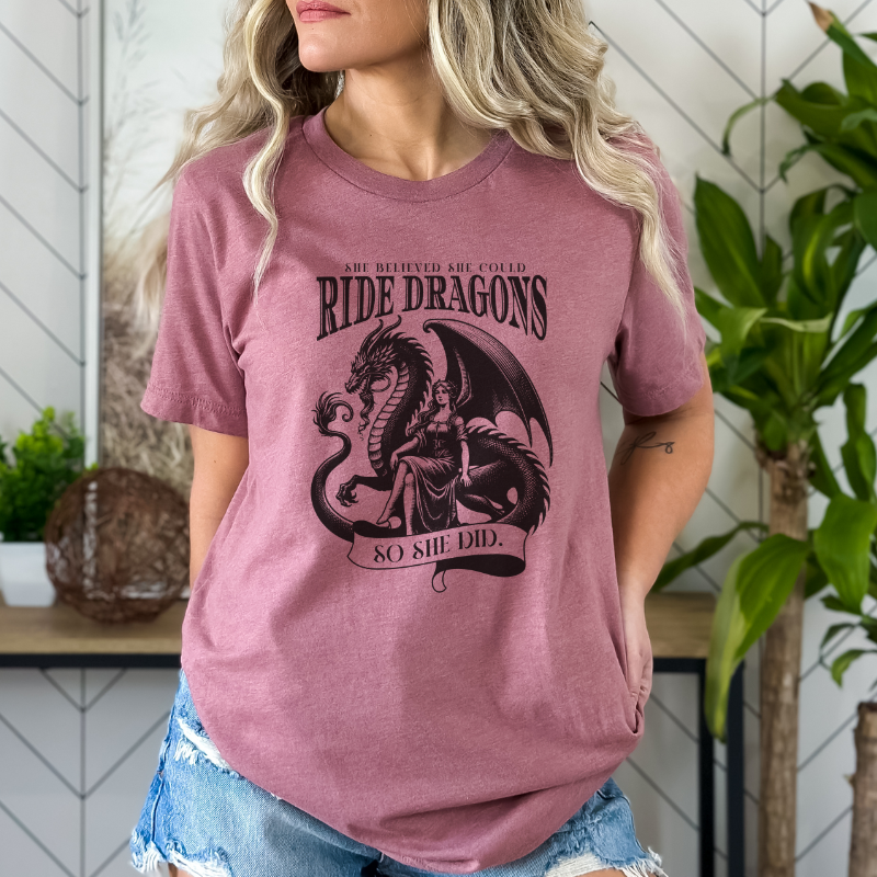 So She Did Dragon T-shirt