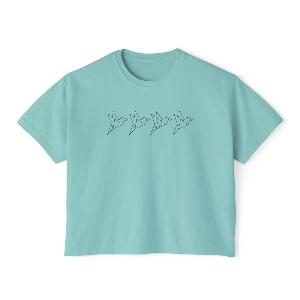 Parchment Larks Crop Top