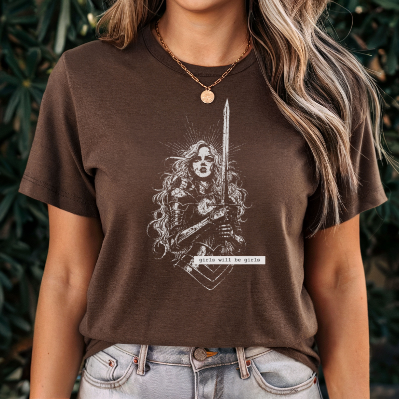 Lady Knight Tee | Girls will be girls