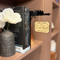 Curly Quill Bookshelf Sign | When the Moon Hatched