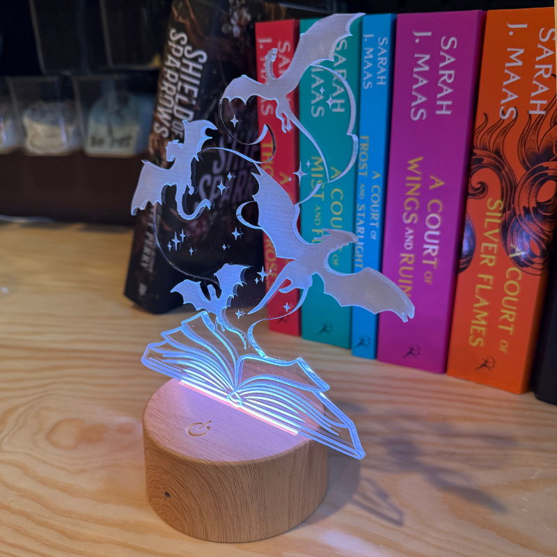 Dragon Bookshelf Light