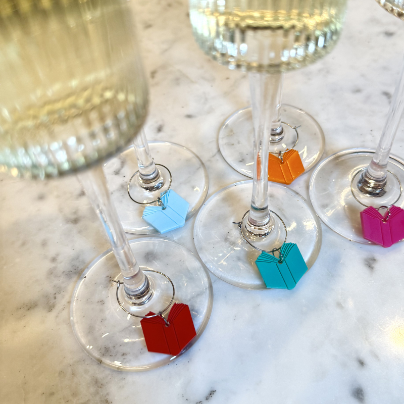 Romantasy Wine Charms