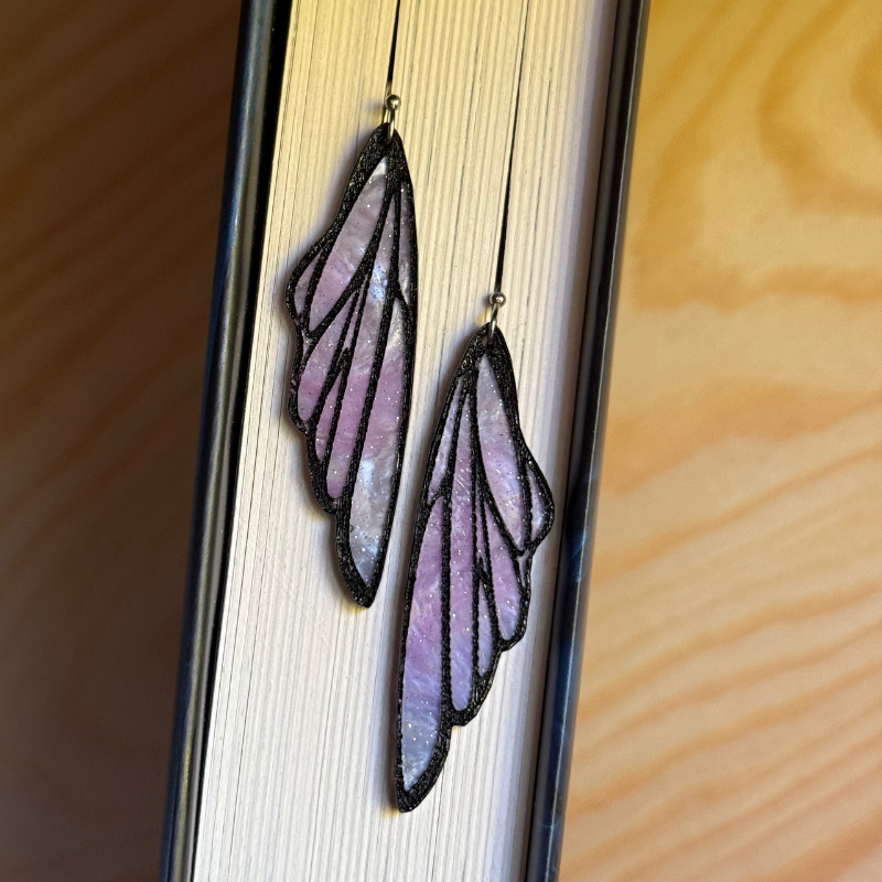 Fairy Wing Dangle Acrylic Earrings