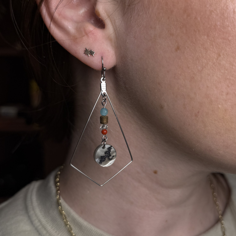 Elemental Bead Earrings | When the Moon Hatched