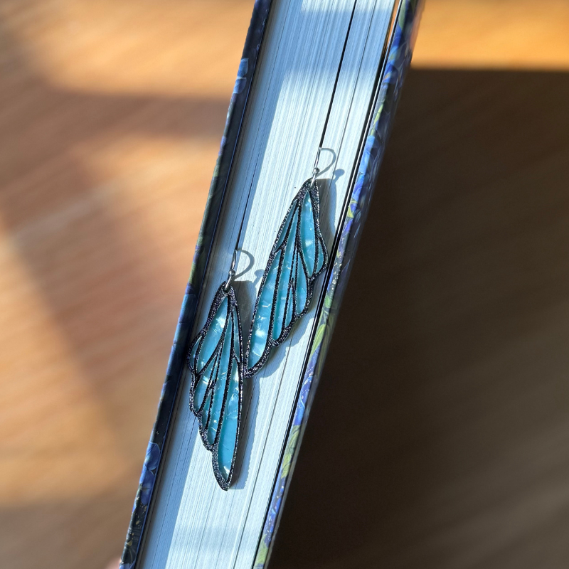 Fairy Wing Dangle Acrylic Earrings