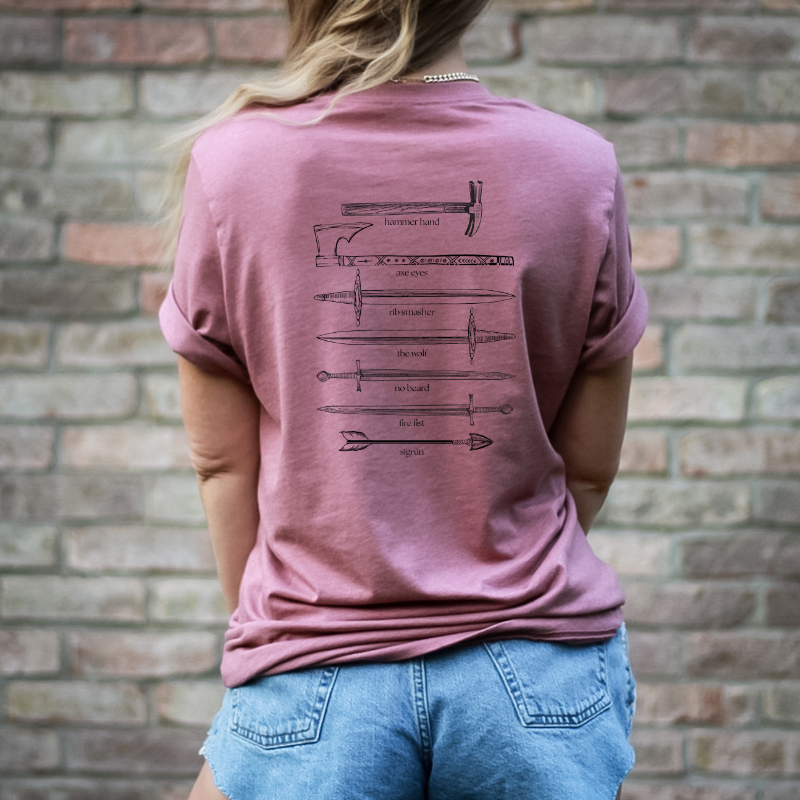 The Blood Axe Crew Weapons Tee | The Road of Bones