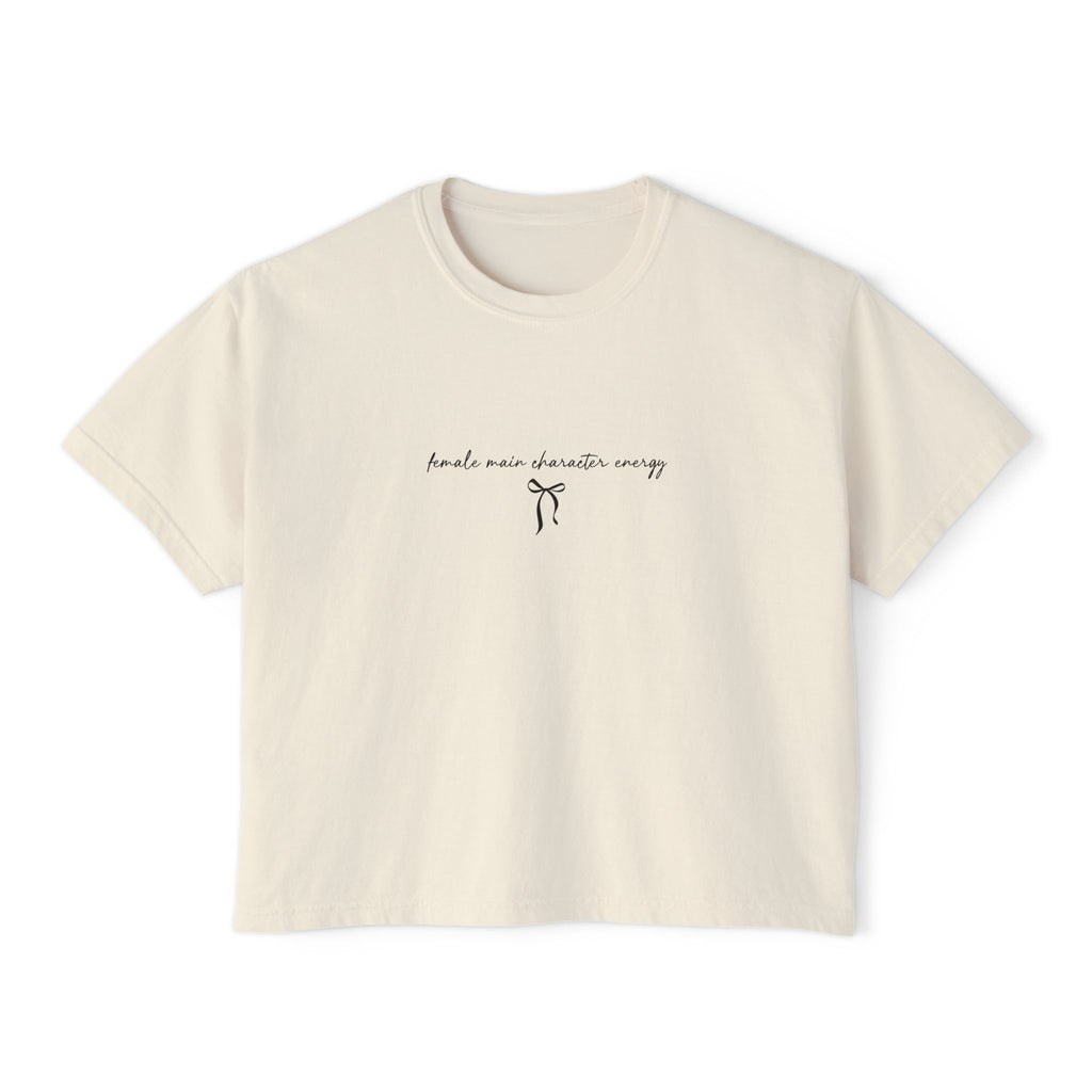 Female Main Character Energy Crop Top | FMC Collection