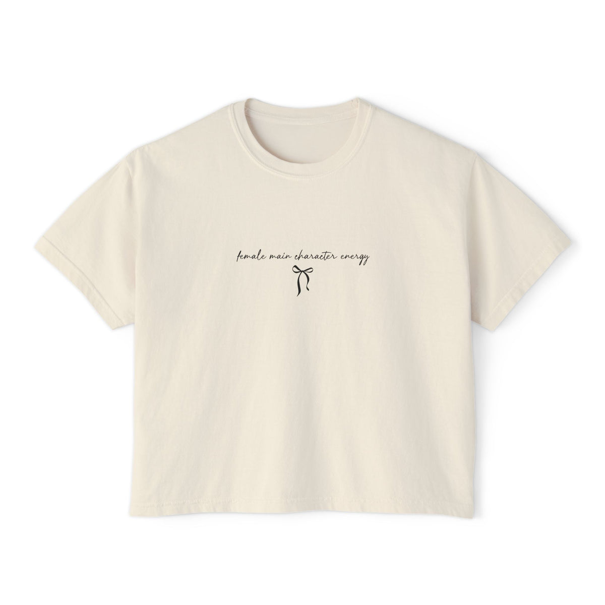 Female Main Character Energy Crop Top | FMC Collection