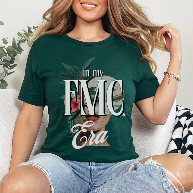 In my FMC Era T-shirt
