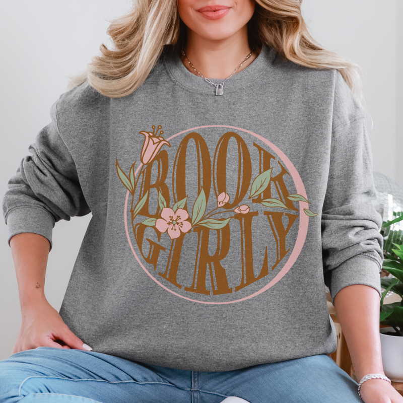 Book Girly Sweatshirt