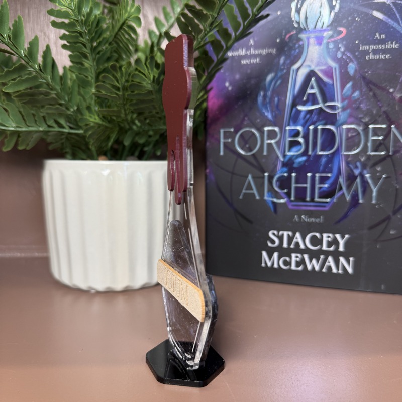 Idium Bottle Bookshelf Sign | A Forbidden Alchemy