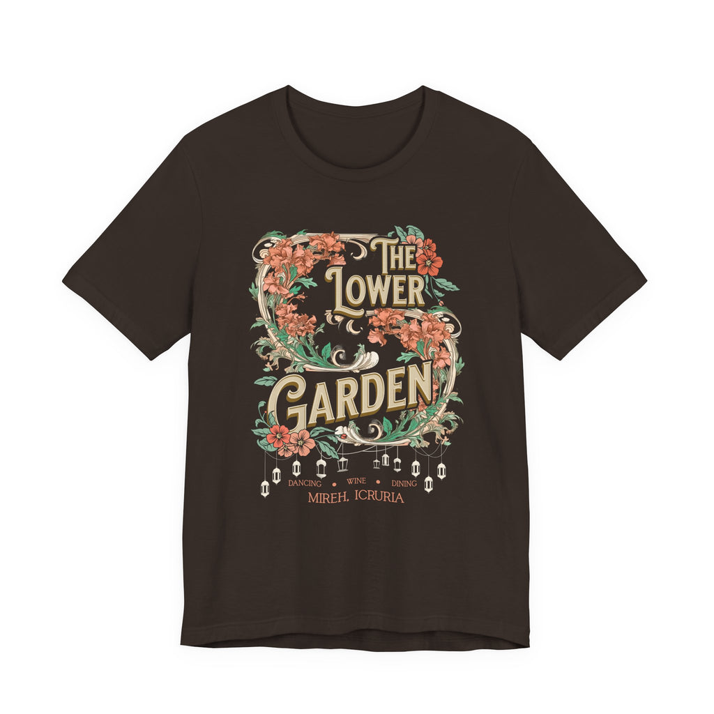 Lower Garden The serpent and the wolf shirt Icruria Bookish merch book girly romantasy bookish lover booktok merch librariancore book lover