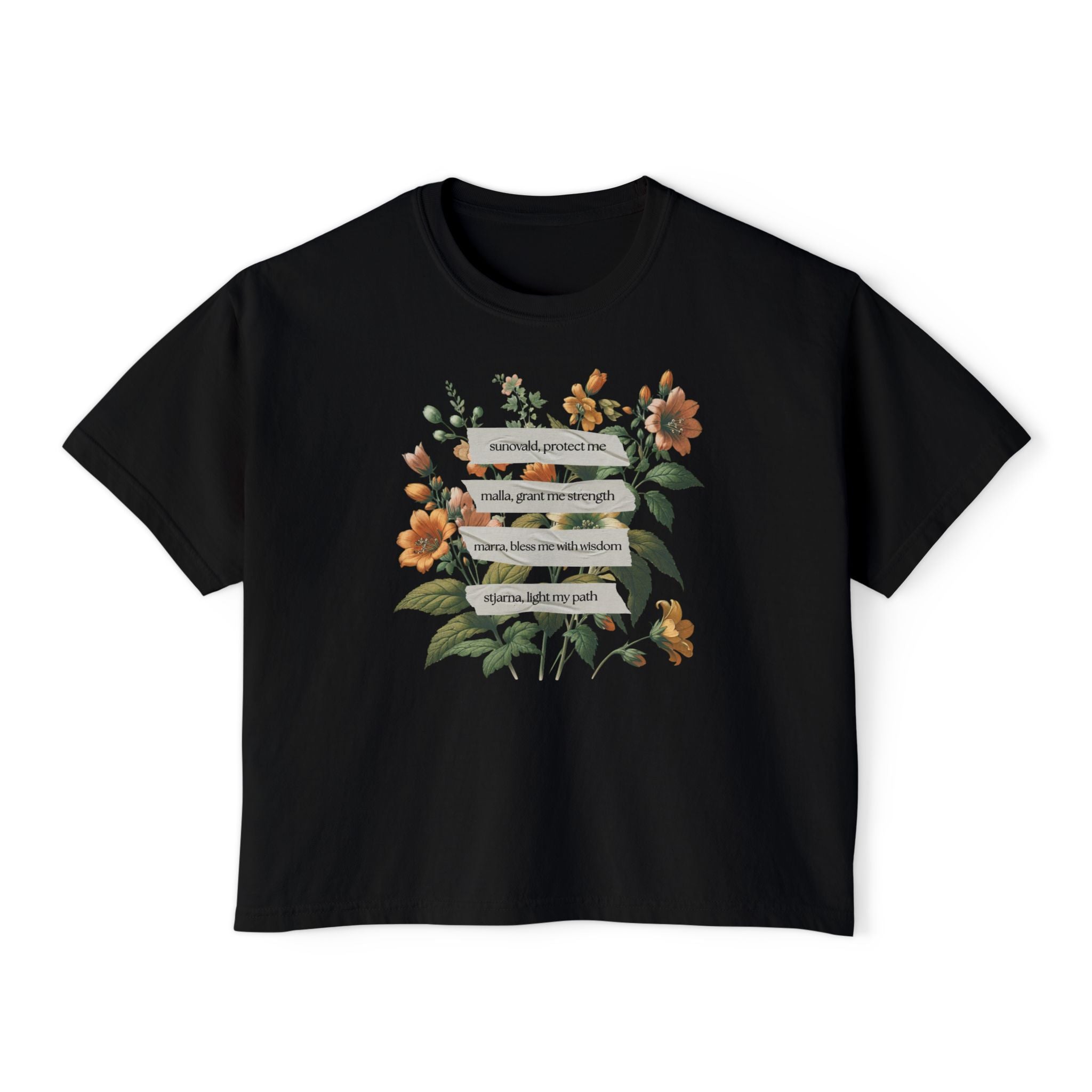 Prayers Crop Top | The Road of Bones