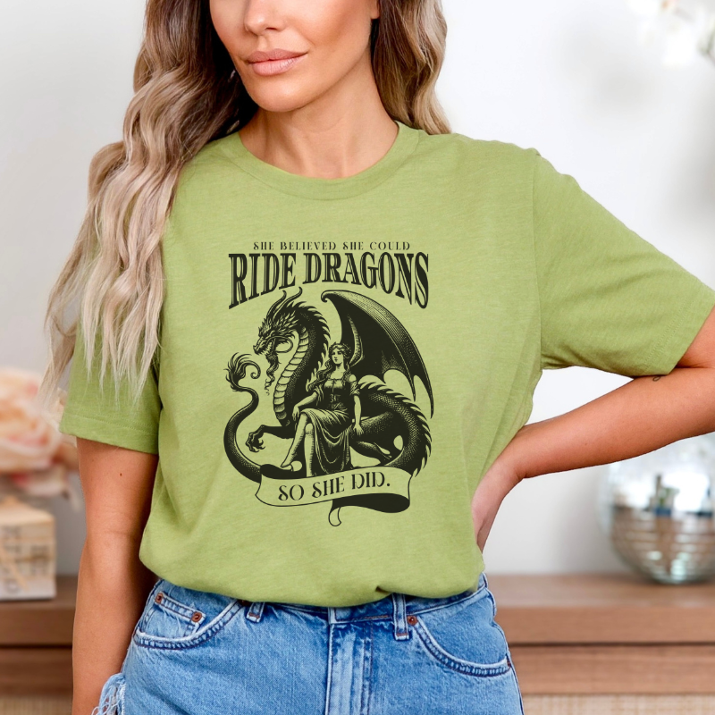 So She Did Dragon T-shirt