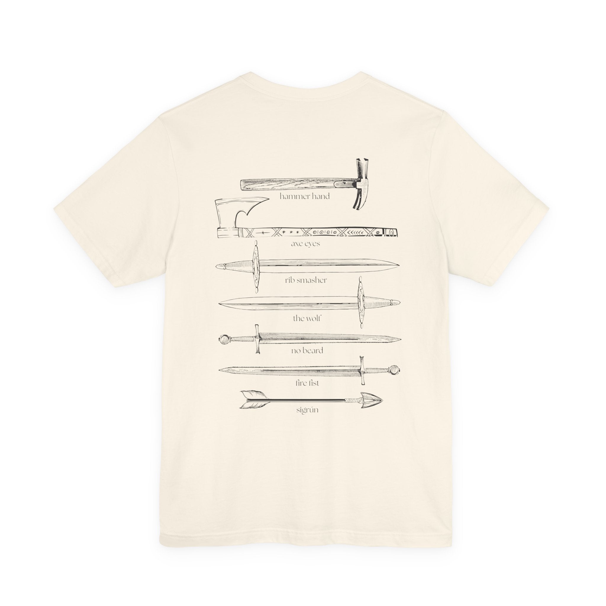 The Blood Axe Crew Weapons Tee | The Road of Bones