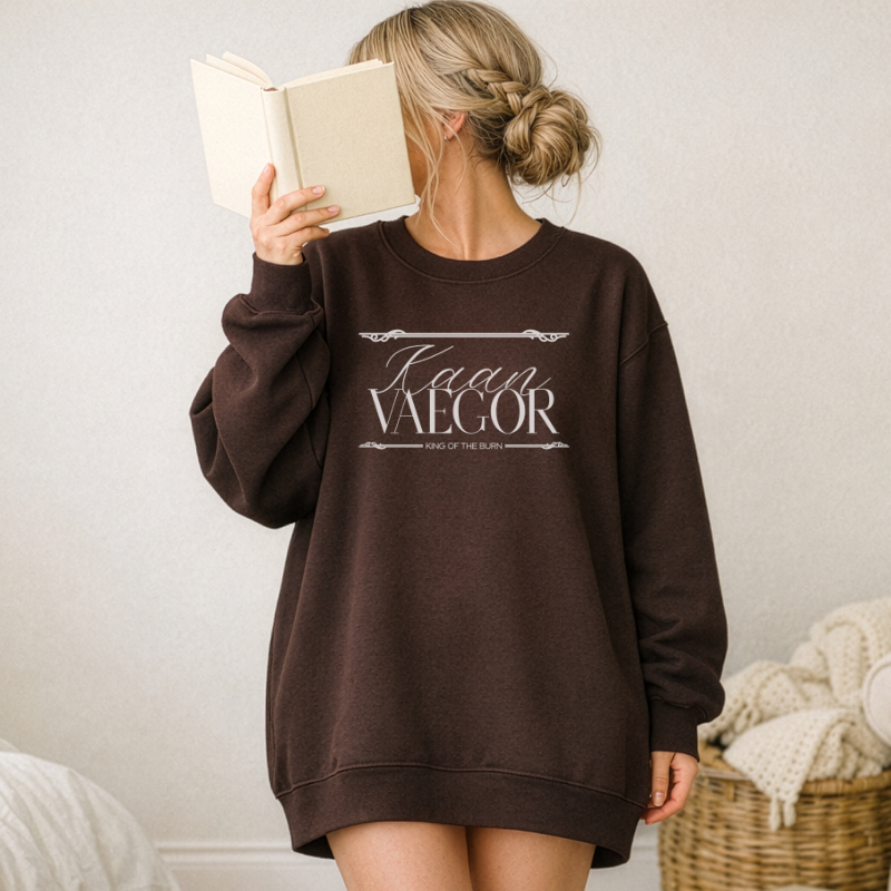 Kaan Vaegor Embroidered Sweatshirt | When the Moon Hatched