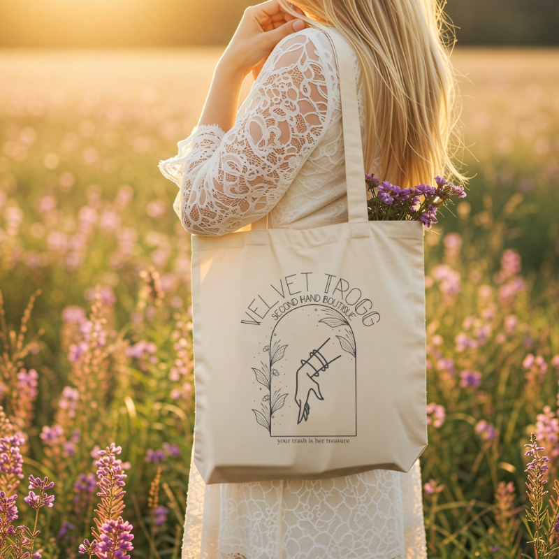 Velvet Trogg Tote Bag | When the Moon Hatched