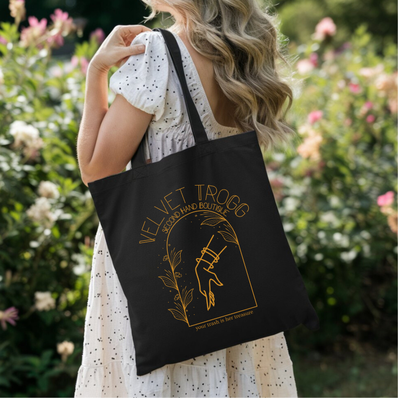 Velvet Trogg Tote Bag | When the Moon Hatched