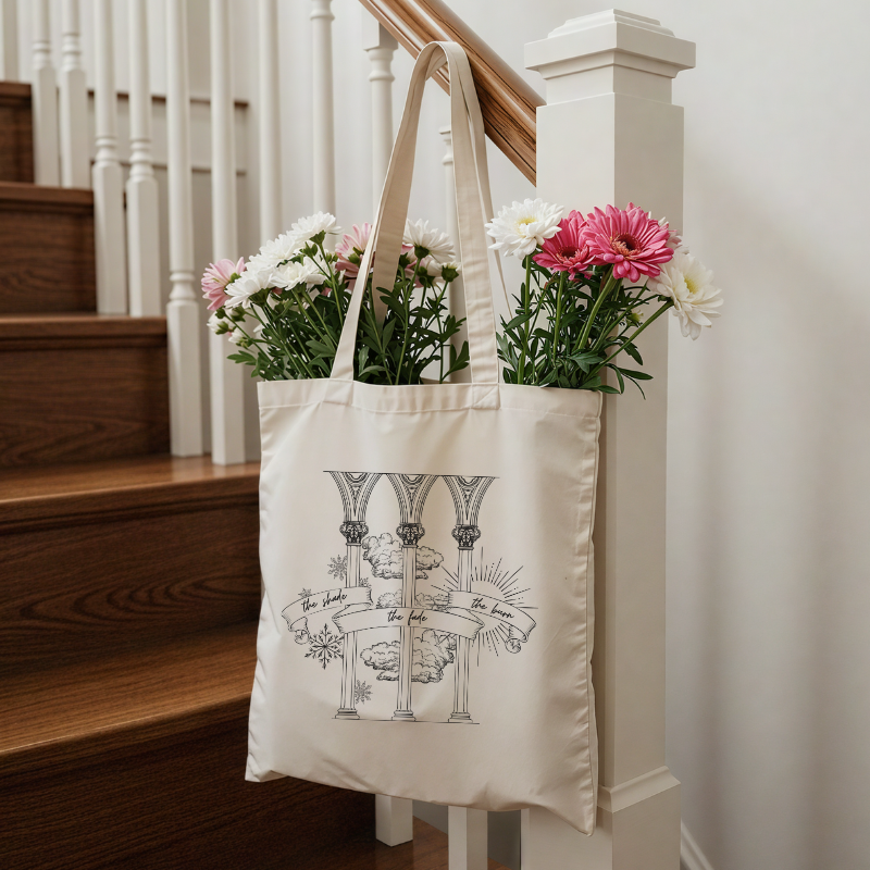 Shade Fade Burn Tote bag | When the Moon Hatched
