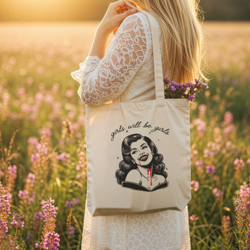 Vampire Canvas Tote | Girls Will Be Girls
